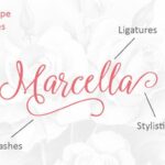 Marcella Font Poster 3