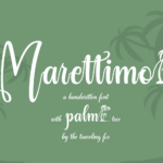 Marettimo Font Poster 1