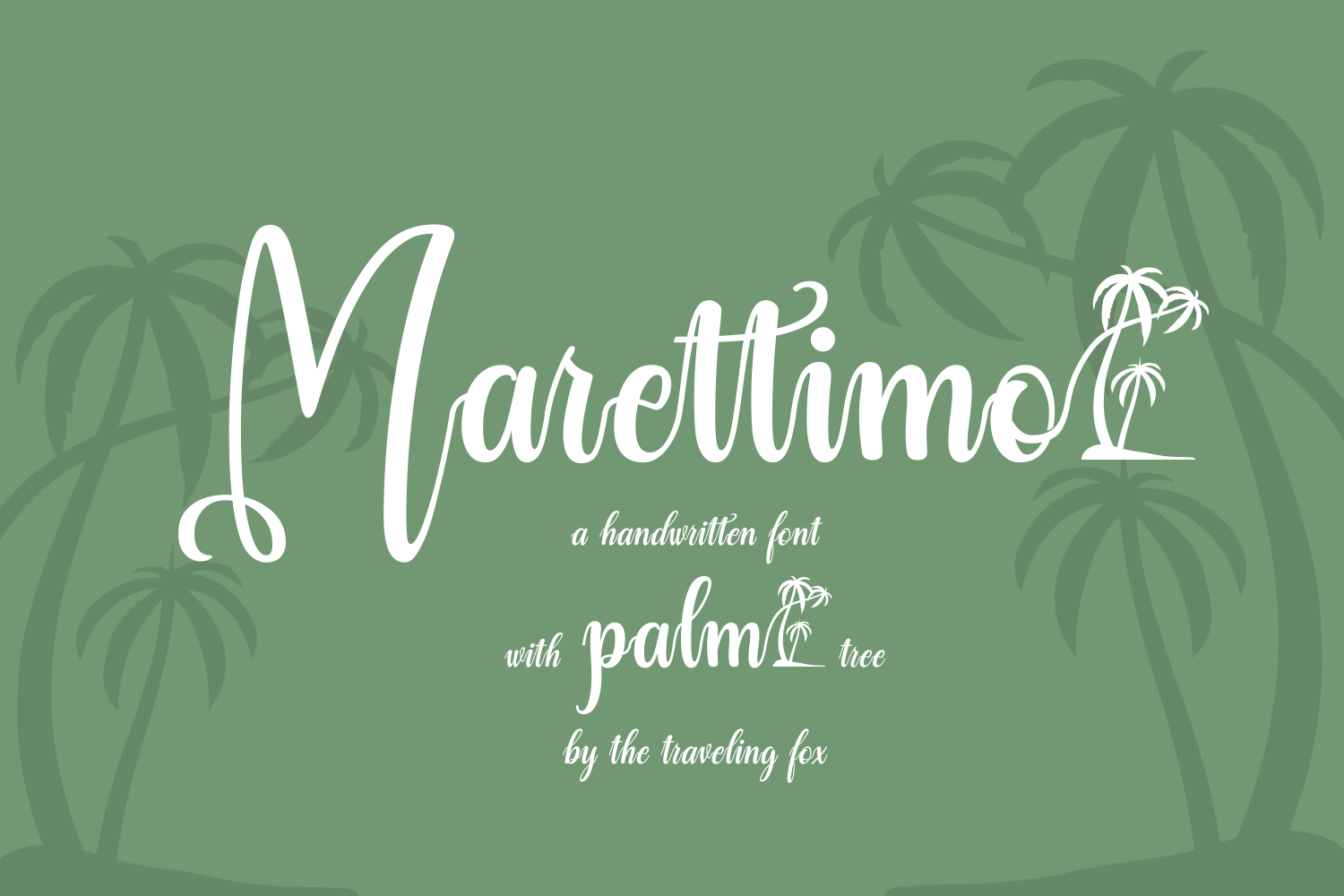 Marettimo Font Poster 1