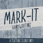 Mark-It Font Poster 1