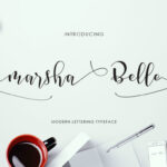 Marsha Belle Script Font Poster 1