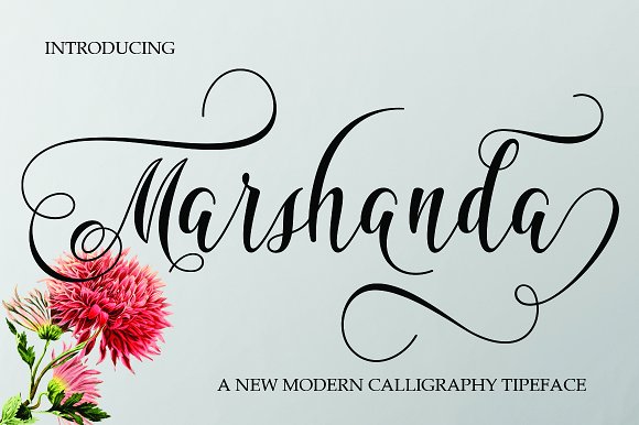 Marshanda Font Poster 1