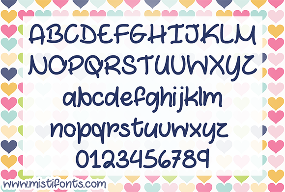 Marshmallows and Chocolate Font