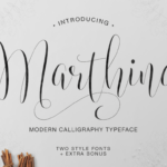 Marthina Font Poster 1