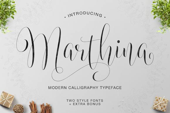 Marthina Font Poster 1