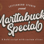 Marttabuck Font Poster 1