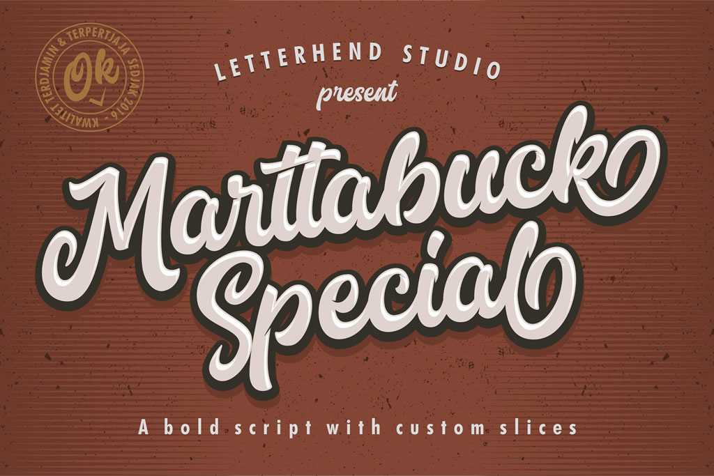 Marttabuck Font Poster 1