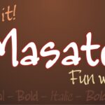 Masato Family Font Poster 1