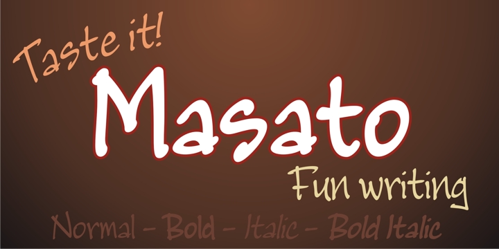 Masato Family Font