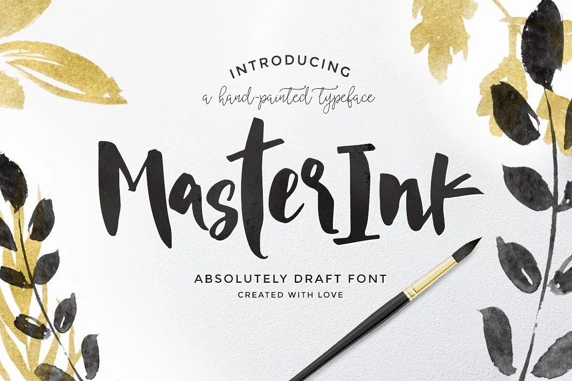 MasterInk Font Poster 1