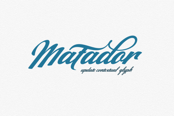 Matador Font Poster 1
