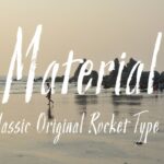 Material Regular Font Poster 1