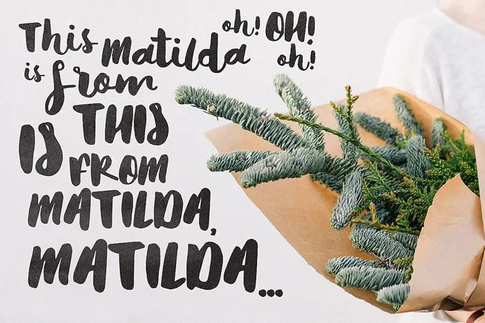 Matilda Font Matilda Font Poster 1