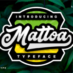 Mattoa Font Poster 1