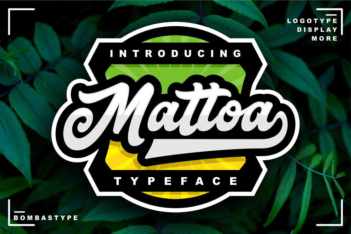 Mattoa Font Poster 1