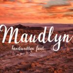 Maudlyn Font Poster 1