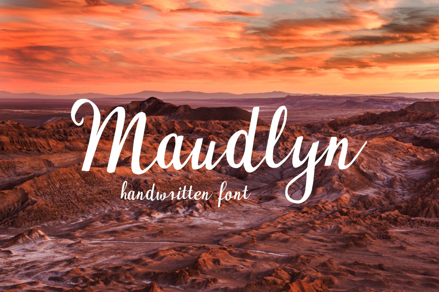 Maudlyn Font Poster 1