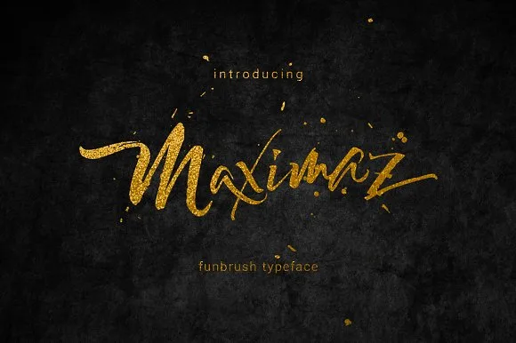 Maximaz Font Maximaz Font Poster 1