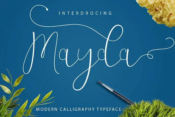 Mayda Font Mayda Font Poster 1