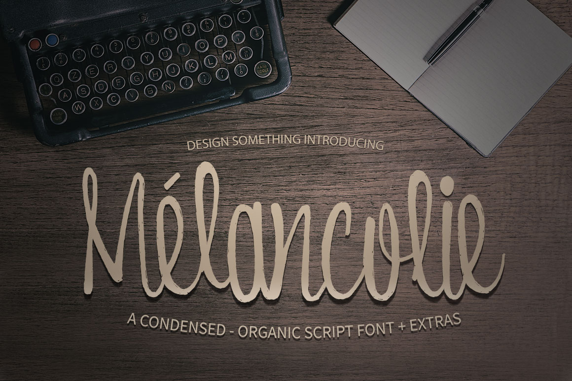 Melancolie Font Poster 1