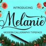 Melanie Font Poster 1