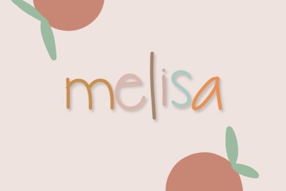 Melisa Font Poster 1