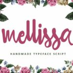 Mellissa Font Poster 1