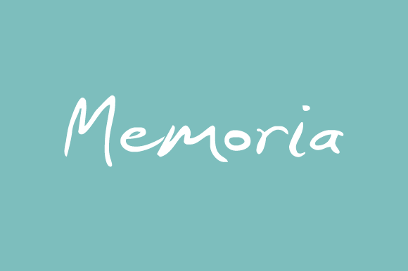 Memoria Family Font Poster 1