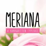 Meriana Font Poster 1