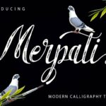 Merpati Font Poster 1