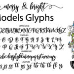 Merry & Bright Font Poster 7