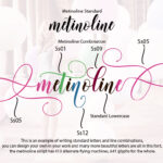 Metinoline Script Font Poster 13