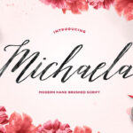 Michaela Script Font Poster 1