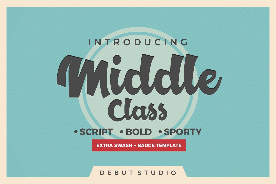Middle Class Font Poster 1