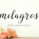 Milagros Font Poster 1