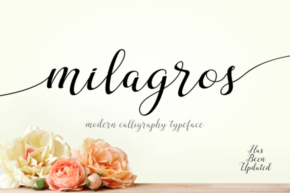 Milagros Font Milagros Font Poster 1