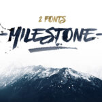 Milestone Font Poster 1