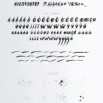 Milestone Font Poster 3