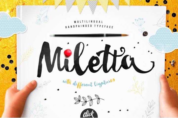 Miletta Font Poster 1