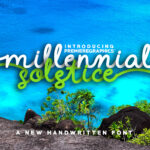 Millennial Solstice Font Poster 1