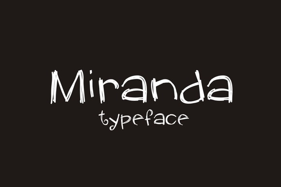 Miranda Font Poster 1