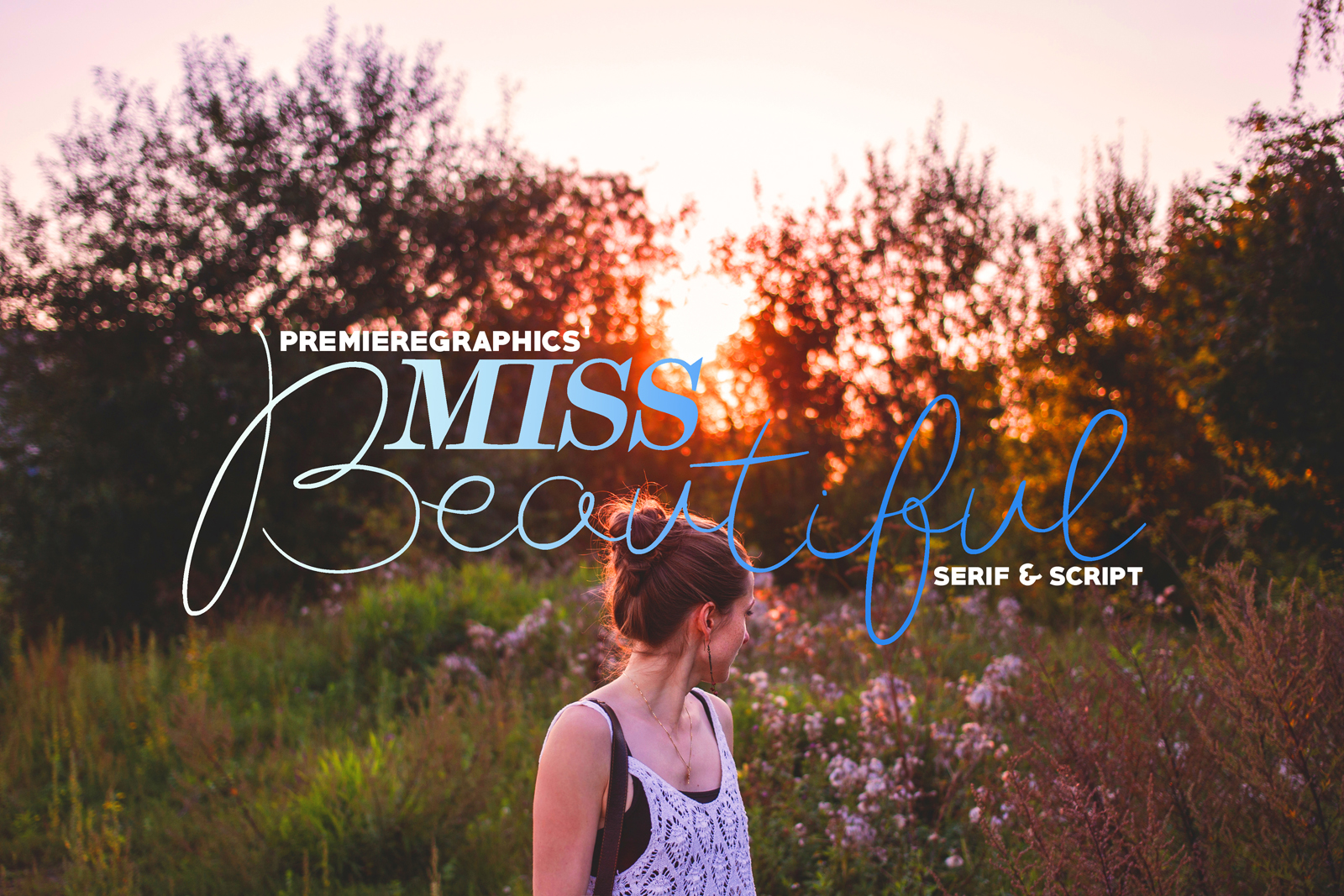 Miss Beautiful Font Poster 1