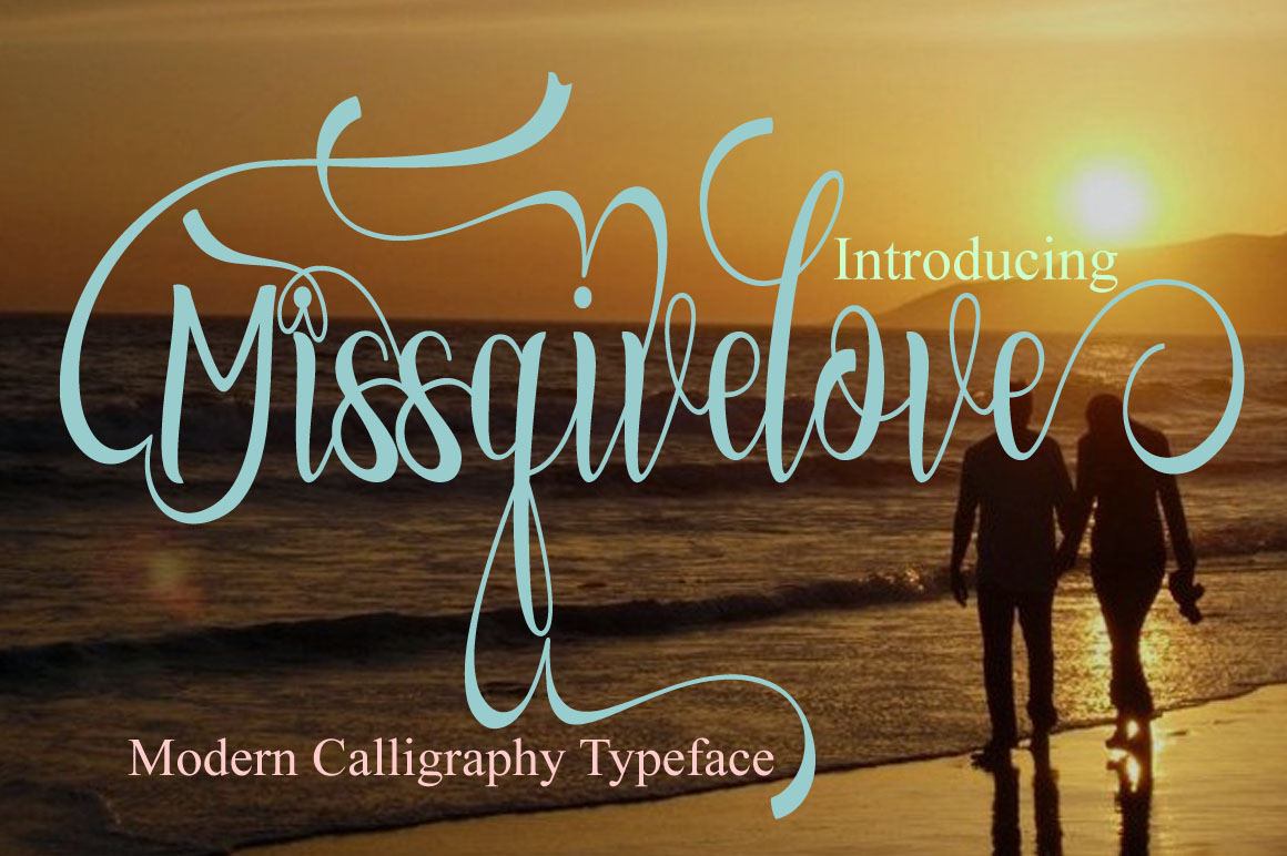 Missgivelove Font Poster 1