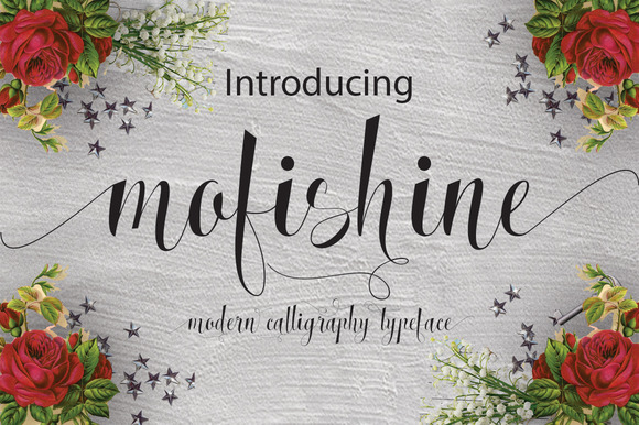 Mofishine Font Poster 1