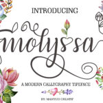 Molyssa Font Poster 1