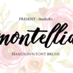 Montellia Font Poster 1
