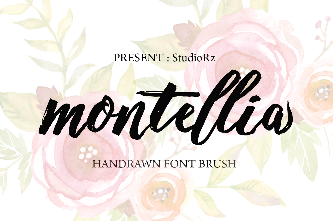 Montellia Font Poster 1