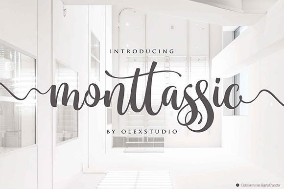 Monttassic Script Font