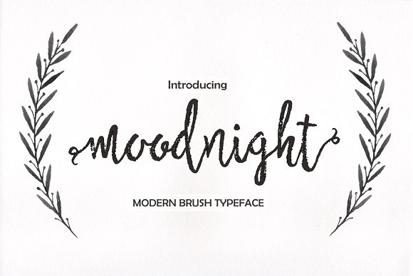 Moodnight Font