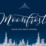 Moonfrost Font Poster 1
